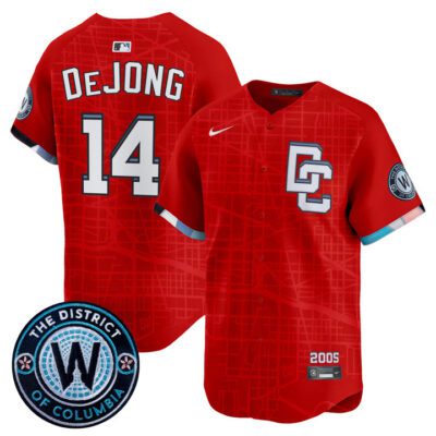 Washington Nationals 2025 City Connect Vapor Premier Limited Jersey - Stitched Red Paul DeJong