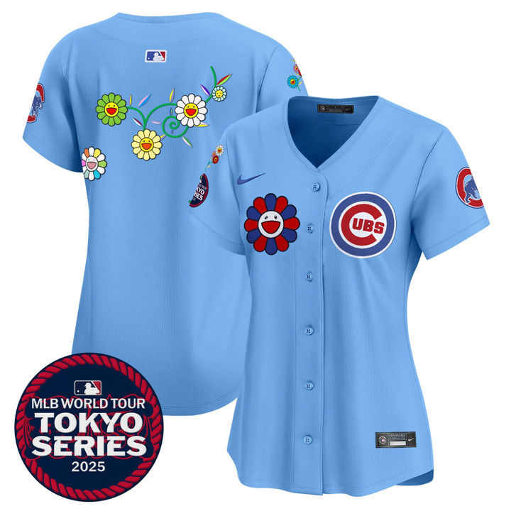 Women's Chicago Cubs Tokyo Series 2025 Vapor Premier Limited Jersey - Stitched Blue Team
