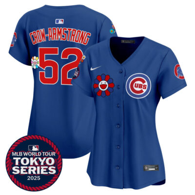 Women's Chicago Cubs Tokyo Series 2025 Vapor Premier Limited Jersey - Stitched Royal Pete Crow-Armstrong
