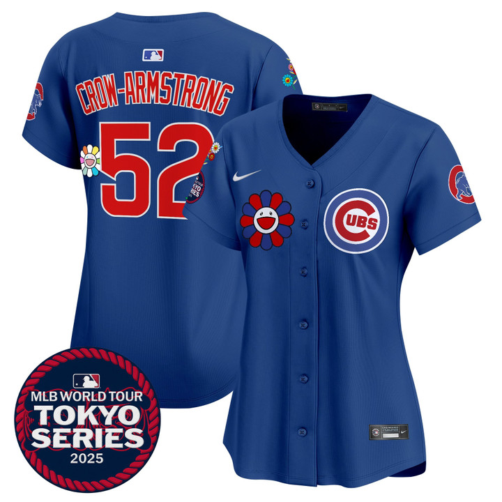 Women's Chicago Cubs Tokyo Series 2025 Vapor Premier Limited Jersey - Stitched Royal Pete Crow-Armstrong