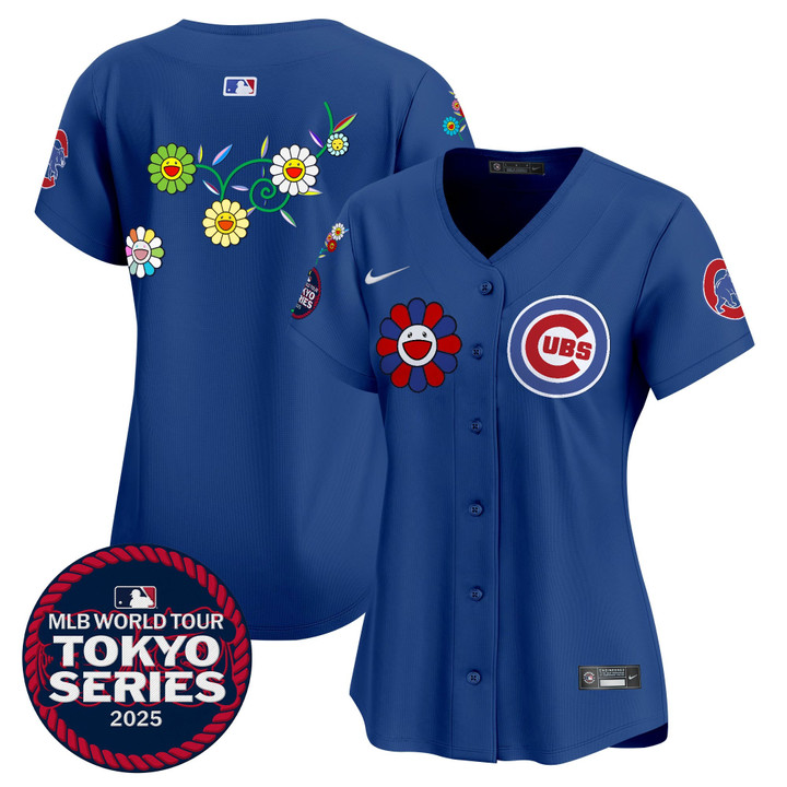 Women's Chicago Cubs Tokyo Series 2025 Vapor Premier Limited Jersey - Stitched Royal Team