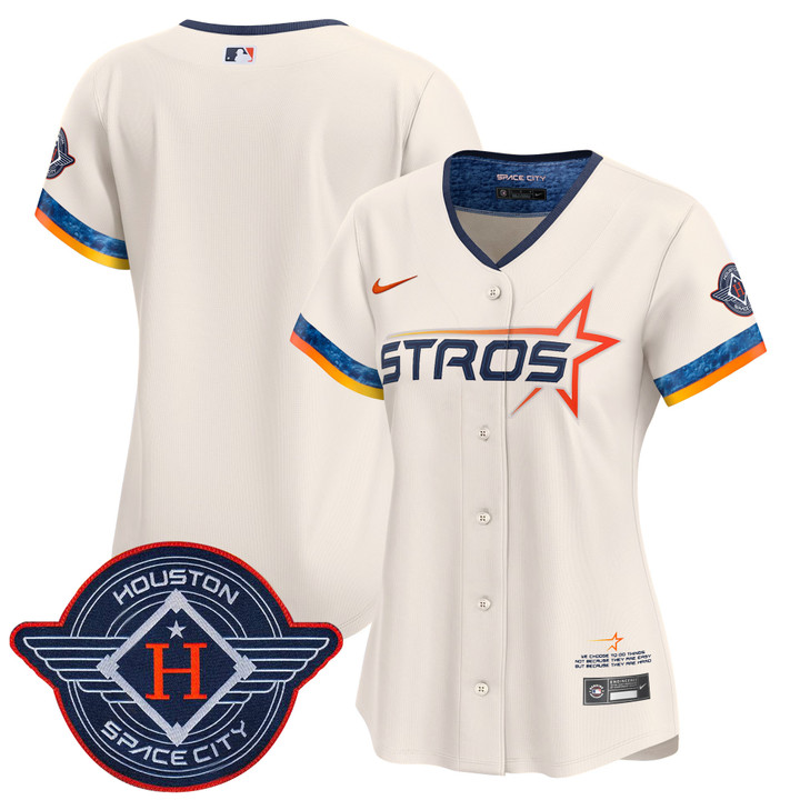 Women's Houston Astros 2025 City Connect Vapor Premier Limited Jersey - Cream Team