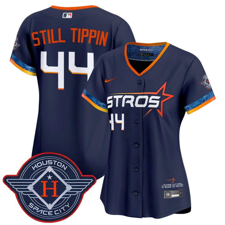Women's Houston Astros 2025 City Connect Vapor Premier Limited Jersey - Navy Still Tippin