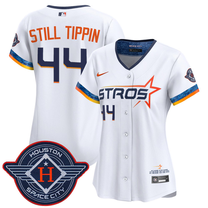 Women's Houston Astros 2025 City Connect Vapor Premier Limited Jersey - White Still Tippin