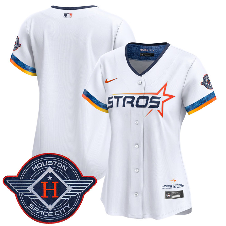 Women's Houston Astros 2025 City Connect Vapor Premier Limited Jersey - White Team