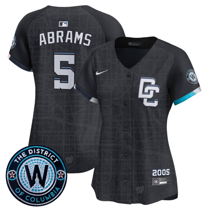 Women's Washington Nationals 2025 City Connect Vapor Premier Limited Jersey - Stitched Navy CJ Abrams