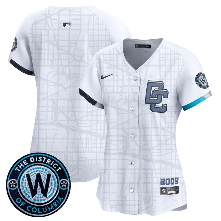 Women's Washington Nationals 2025 City Connect Vapor Premier Limited Jersey - Stitched White Team