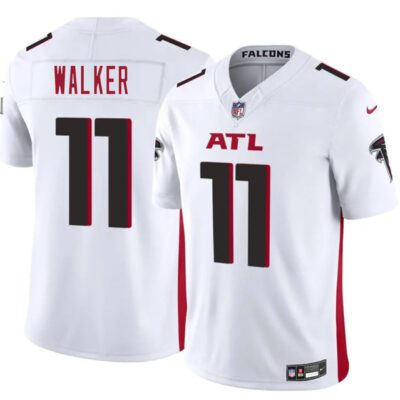 Atlanta Falcons #11 Jalon Walker White 2025 Draft F.U.S.E. Vapor Untouchable Limited Football Stitched Jersey