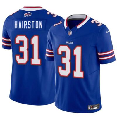 Buffalo Bills #31 Maxwell Hairston Blue 2025 Draft F.U.S.E. Vapor Untouchable Limited Football Stitched Jersey