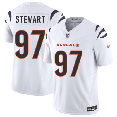 Cincinnati Bengals #97 Shemar Stewart White 2025 Draft F.U.S.E. Vapor Untouchable Limited Football Stitched Jersey