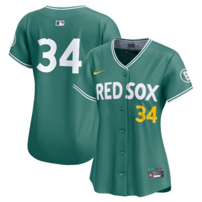 David Ortiz Boston Red Sox Women's 2025 City Connect Limited Retired Player Jersey - Green