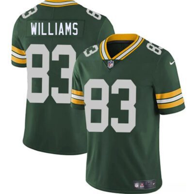 Green Bay Packers #83 Savion Williams Green 2025 Draft Vapor Untouchable Limited Football Stitched Jersey