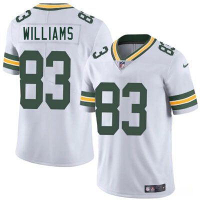 Green Bay Packers #83 Savion Williams White 2025 Draft Vapor Untouchable Limited  Football Stitched Jersey