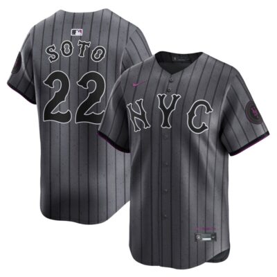 Juan Soto New York Mets City Connect Limited Jersey - Gray
