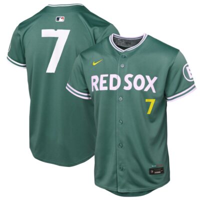 Masataka Yoshida Boston Red Sox Youth 2025 City Connect Limited Player Jersey - Green