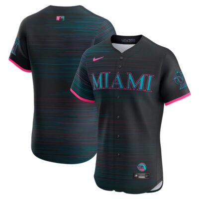 Miami Marlins 2025 City Connect Elite Jersey - Black
