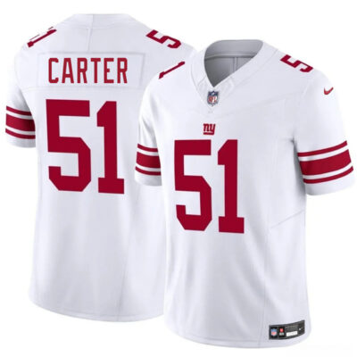 New York Giants #51 Abdul Carter White 2025 Draft F.U.S.E. Vapor Untouchable Limited Football Stitched Jersey