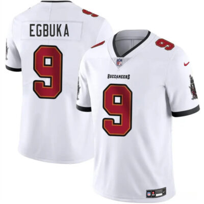 Tampa Bay Buccaneers #9 Emeka Egbuka White 2025 Draft Vapor Untouchable Limited Football Stitched Jersey