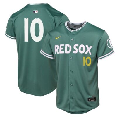 Trevor Story Boston Red Sox Youth 2025 City Connect Limited Player Jersey - Green