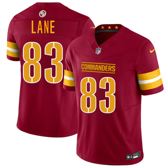 Washington Commanders #83 Jaylin Lane Burgundy 2025 Draft F.U.S.E. Vapor Limited Football Stitched Jersey