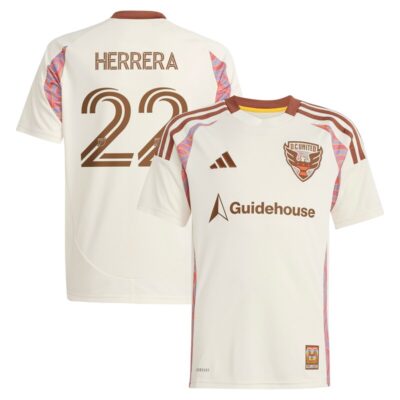 Aaron Herrera D.C. United Youth 2025 The Soul Kit Replica Player Jersey - Natural