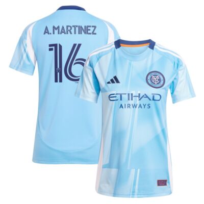Alonso Martinez New York City FC Women's 2025 The Excelsior Kit Replica Player Jersey - Light Blue