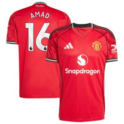 Amad Diallo Manchester United Home 2025/26 Replica Player Jersey - Red