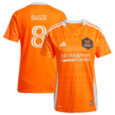 Amine Bassi Houston Dynamo FC Women's 2025 Season 20 Replica Player Jersey - Orange