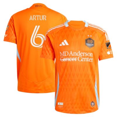 Artur Houston Dynamo FC 2025 Season 20 Player Jersey - Orange