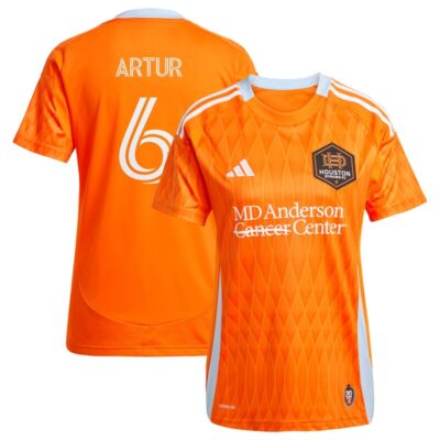 Artur Houston Dynamo FC Women's 2025 Season 20 Replica Player Jersey - Orange