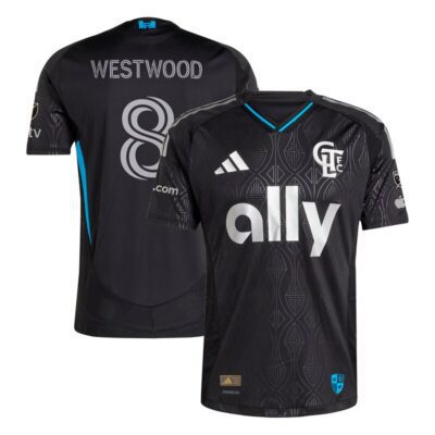 Ashley Westwood Charlotte FC 2025 Fortress Kit Player Jersey - Black