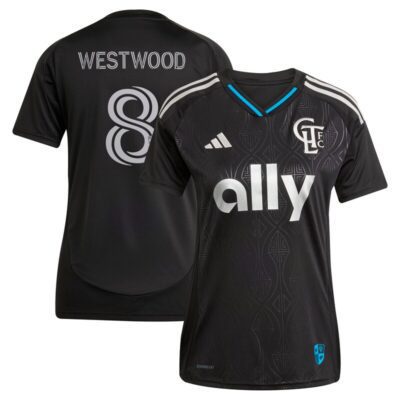 Ashley Westwood Charlotte FC Women's 2025 Fortress Kit Replica Player Jersey - Black