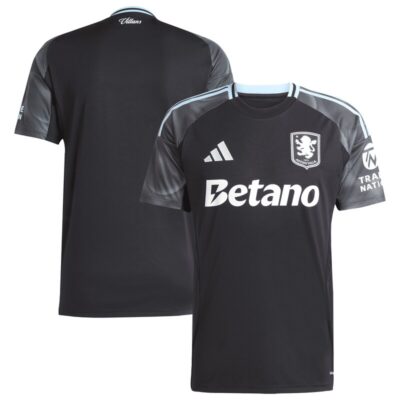 Aston Villa 2025/26 Away Replica Jersey - Black