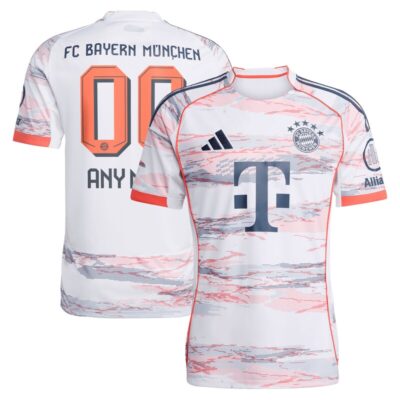 Bayern Munich 2025/26 Away Replica Custom Jersey - White