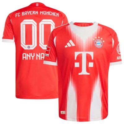 Bayern Munich 2025/26 Home Custom Jersey - Red
