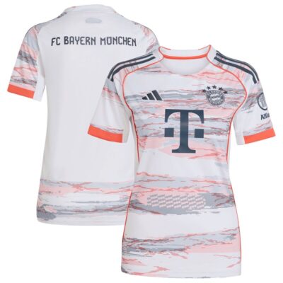 Bayern Munich Women's 2025/26 Away Replica Jersey - White