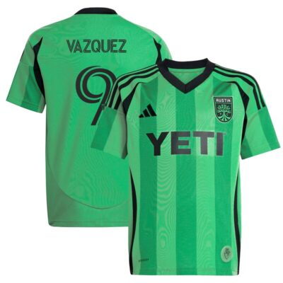 Brandon Vazquez Austin FC Women's 2025 The Heartbeat Kit Replica Player Jersey - Green
