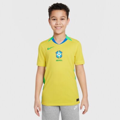 Brazil Women's National Team Youth 2025/26 Home Replica Jersey - Yellow