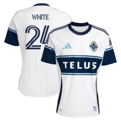 Brian White Vancouver Whitecaps FC 2025 The Peak Replica Player Jersey - White