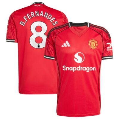 Bruno Fernandes Manchester United Home 2025/26 Replica Player Jersey - Red