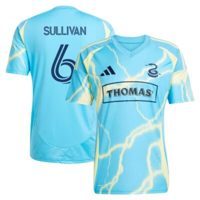 Cavan Sullivan Philadelphia Union 2025 The Voltage Kit Replica Player Jersey - Blue