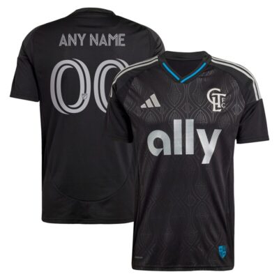 Charlotte FC 2025 Fortress Kit Replica Custom Jersey - Black