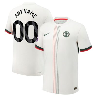 Chelsea 2025/26 Away Custom Jersey - Cream
