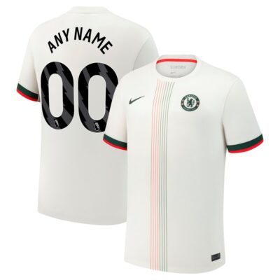 Chelsea 2025/26 Away Replica Custom Jersey - Cream