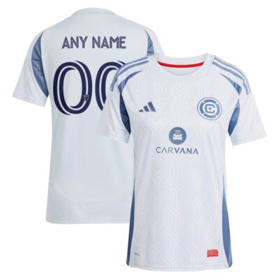 Chicago Fire Women's 2025 The Municipal Kit Replica Custom Jersey - Light Blue