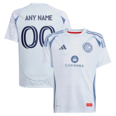 Chicago Fire Youth 2025 The Municipal Kit Replica Custom Jersey - Light Blue