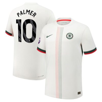 Cole Palmer Chelsea 2025/26 Away Player Jersey - Cream