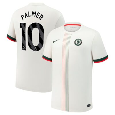 Cole Palmer Chelsea 2025/26 Away Replica Player Jersey - Cream