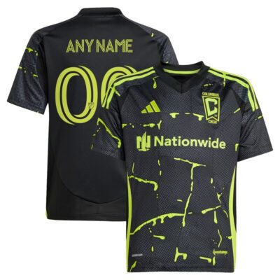 Columbus Crew Youth 2025 The Goosebumps Kit Replica Custom Jersey - Black
