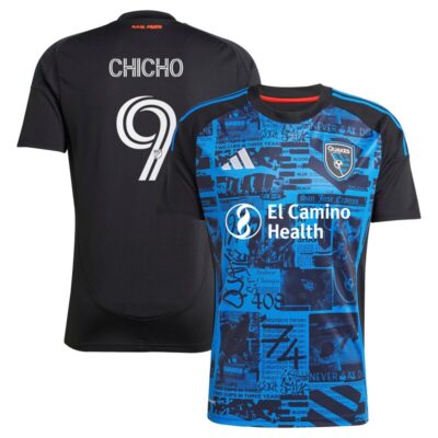 Cristian Arango San Jose Earthquakes 2025 Headliner Replica Player Jersey - Black